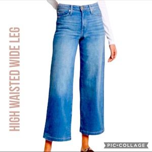 COPY - Universal Threads High Waisted Wide Leg Cropped Jeans